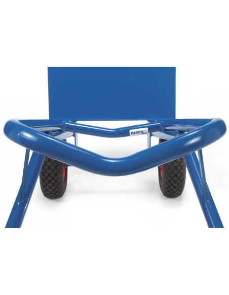 Diable en tube d'acier Pneus PU increvables