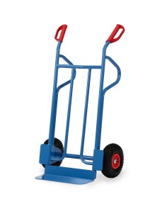 Diable en tube d'acier Pneus PU increvables