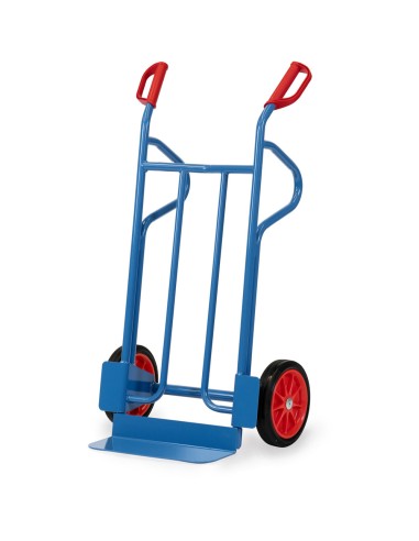 Diable en tube d'acier Pneus caoutchouc