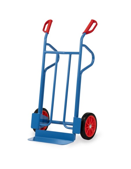 Diable en tube d'acier Pneus caoutchouc