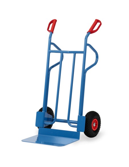 Diable en tube d'acier Pneus PU increvables