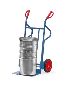 Diable en tube d'acier Pneus caoutchouc 2