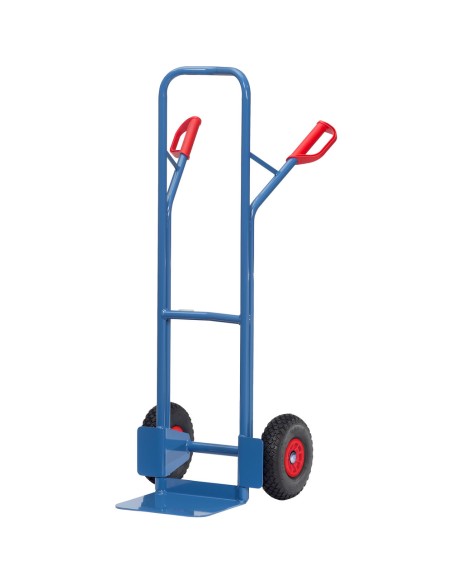 Diable en tube d'acier Pneus PU increvables