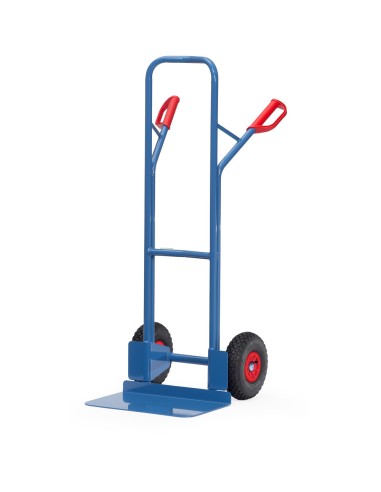 Diable en tube d'acier Pneus gonflables