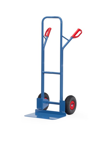 Diable en tube d'acier Pneus gonflables