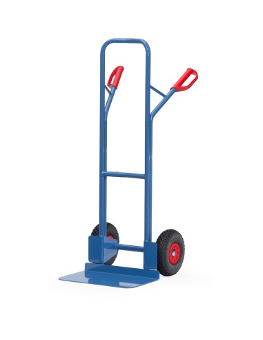 Diable en tube d'acier Pneus PU increvables