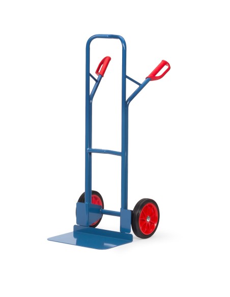 Diable en tube d'acier Pneus caoutchouc