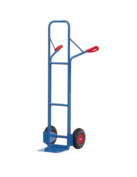 Diable en tube d'acier Pneus PU increvables