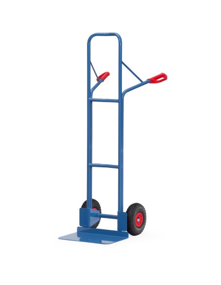 Diable en tube d'acier Pneus PU increvables