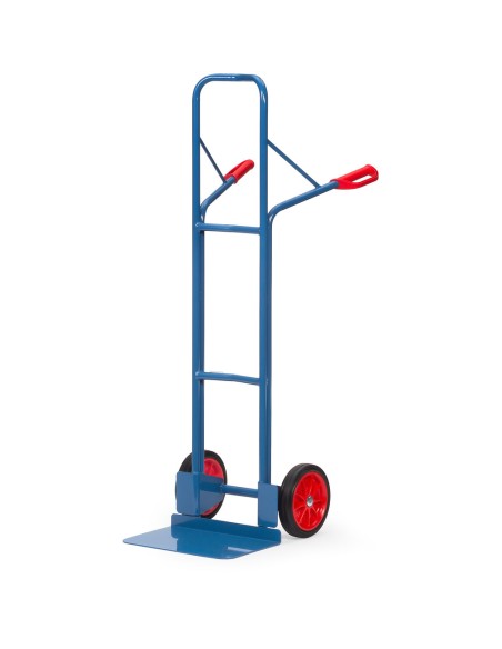 Diable en tube d'acier Pneus caoutchouc