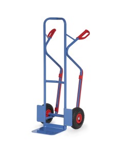 Diable en tube d'acier Pneus gonflables