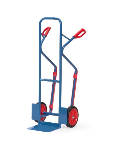 Diable en tube d'acier Pneus caoutchouc