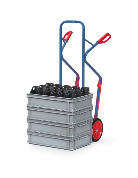 Diable en tube d'acier Pneus caoutchouc