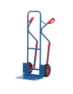 Diable en tube d'acier Pneus gonflables