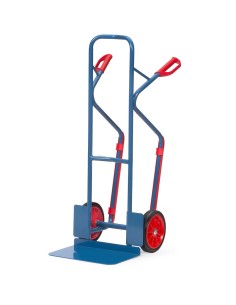 Diable en tube d'acier Pneus caoutchouc