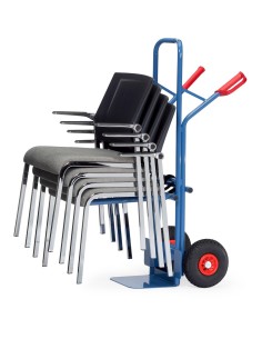 Diable porte-chaises Pneus gonflables 2