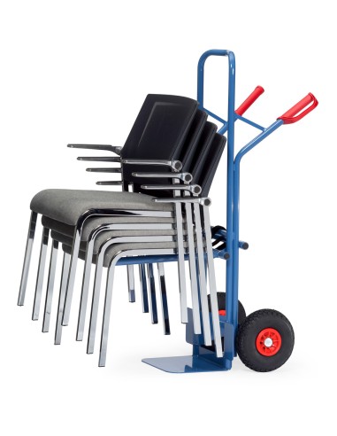 Diable porte-chaises Pneus PU increvables