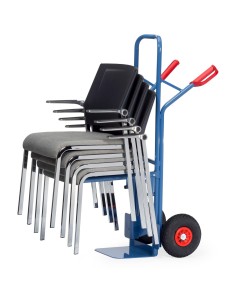 Diable porte-chaises Pneus gonflables 2