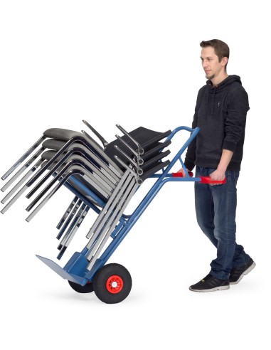 Diable porte-chaises Pneus PU increvables