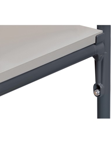 Barres transversales "Gamme en gris" pour chariot haut 1000 x 600 mm