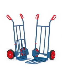 Diable à bavette rabattable Pneus caoutchouc 2