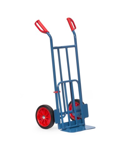 Diable à bavette rabattable Pneus caoutchouc