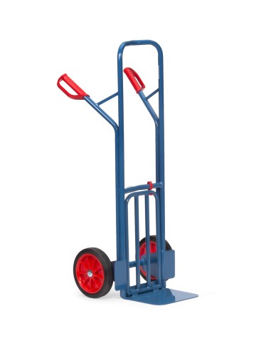 Diable à bavette rabattable Pneus caoutchouc