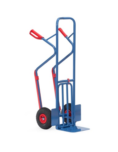 Diable à bavette rabattable Pneus gonflables