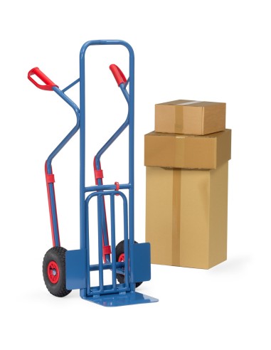 Diable à bavette rabattable Pneus gonflables