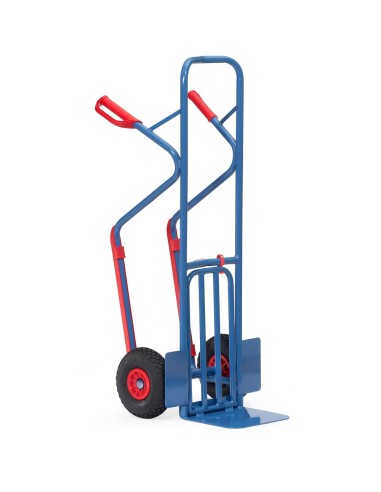 Diable à bavette rabattable Pneus PU increvables