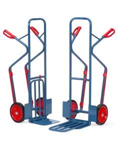 Diable à bavette rabattable Pneus caoutchouc 2