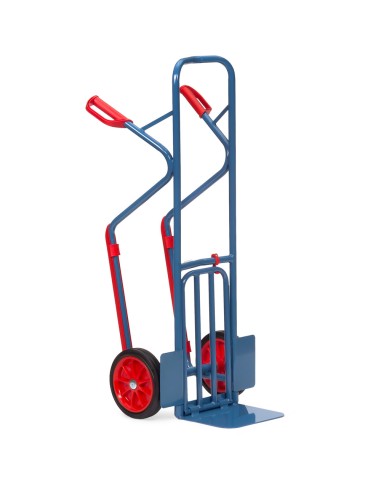 Diable à bavette rabattable Pneus caoutchouc