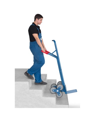 Diable escalier en acier - bavette 320 x 250 mm