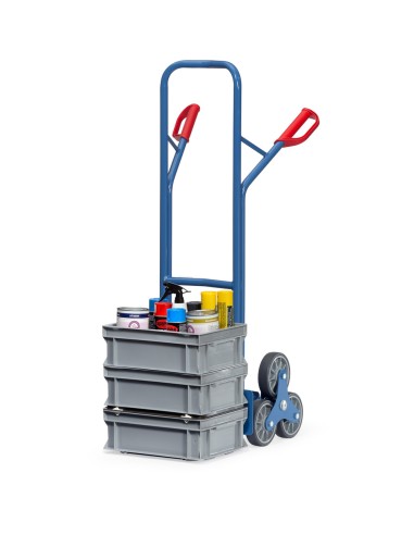 Diable escalier en acier - bavette 320 x 250 mm