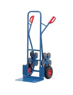 Diable escalier en acier - bavette 480 x 300 mm