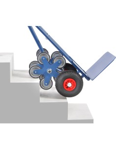 Diable escalier en acier - bavette 480 x 300 mm 2