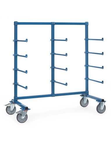 Chariot Cantilever avec butée de sécurité 1600 x 800 mm