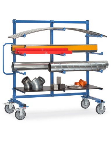 Chariot Cantilever avec protection PVC 1600 x 800 mm