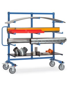 Chariot Cantilever avec protection PVC 2000 x 800 mm 2