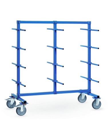 Chariot Cantilever avec protection PVC 1600 x 800 mm