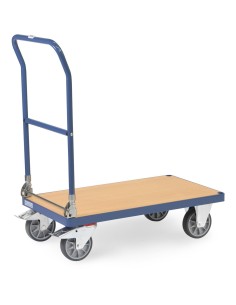 Chariot à dossier rabattable en acier 850 x 500 mm 2