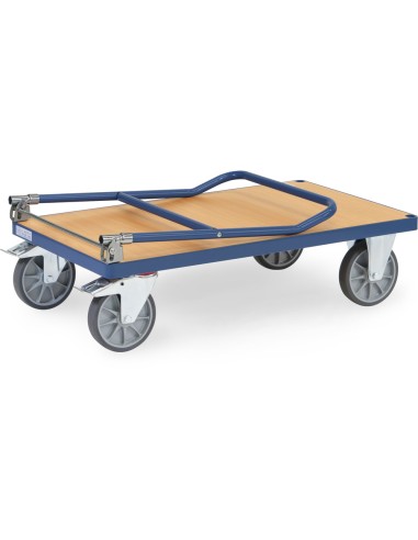 Chariot à dossier rabattable en acier 1000 x 600 mm