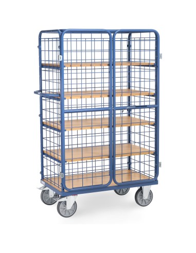 Chariot haut à portes battantes  1000 x 600 mm