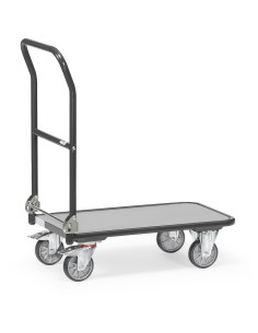 Chariot à dossier rabattable en acier 720 x 450 mm 2