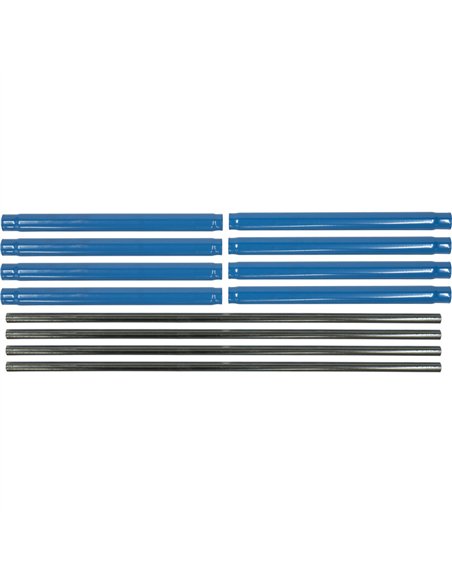 Tubes de maintien en 2 parties