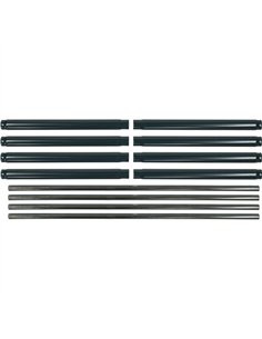 Tubes de maintien en 2 parties