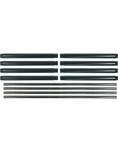 Tubes de maintien en 2 parties