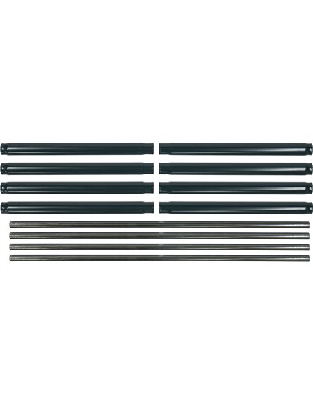 Tubes de maintien en 2 parties