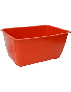 La cuvette facilite le transport de produits en vrac avec les chars à bras fetra.