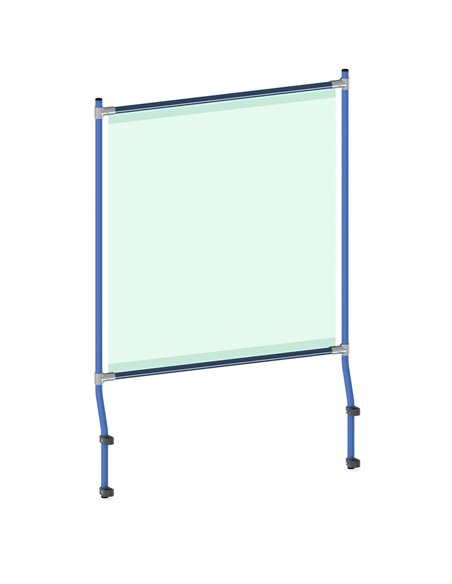 Armature de protection en tant que kit pour de nombreux équipements fetra. Ossature en tube d‘acier à boulonner, avec revêtement